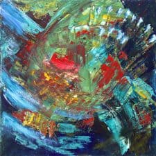 Flash Flood - Oil on Canvas